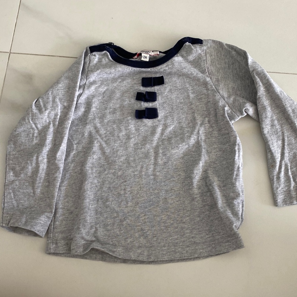 Jacadi girls long sleeve top